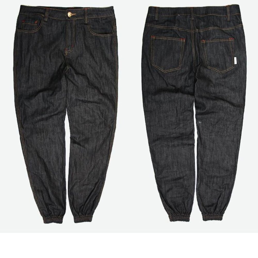 Casual Hip Hop Men's Denim Loose Jogger Pants
